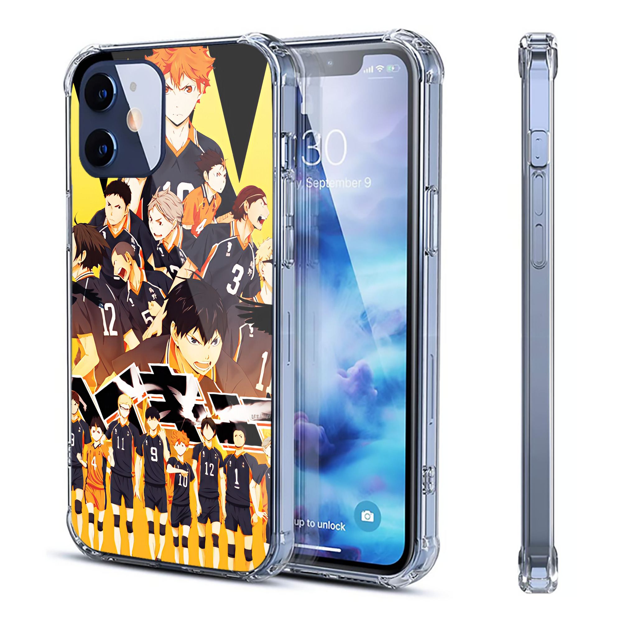 （画像用） ハイキュー!! Haikyu!! 【iPhone 12シリーズ対応】透明スマホケース（クリアソフトケース）